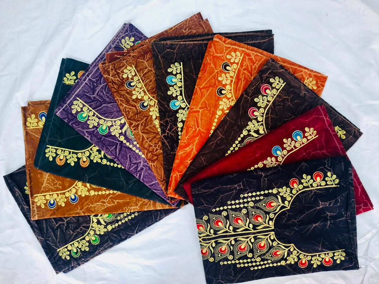 Stone Wash Batik Embroidery