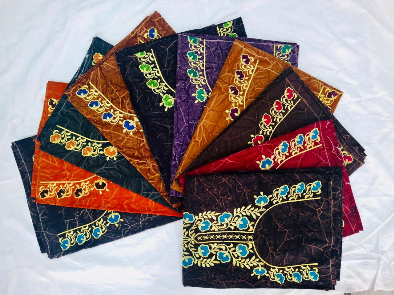Stone Wash Batik Embroidery