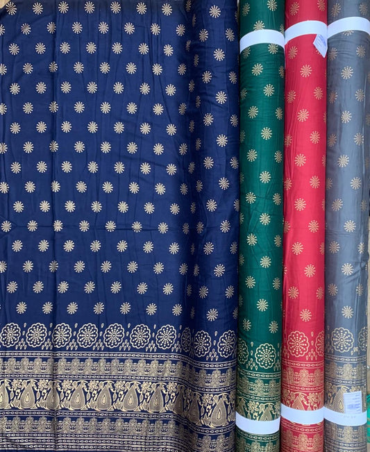 Rayon Gold Print