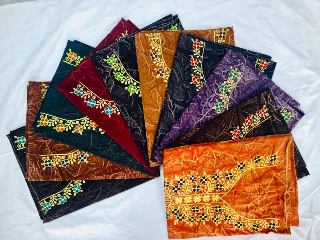Stone Wash Batik Embroidery