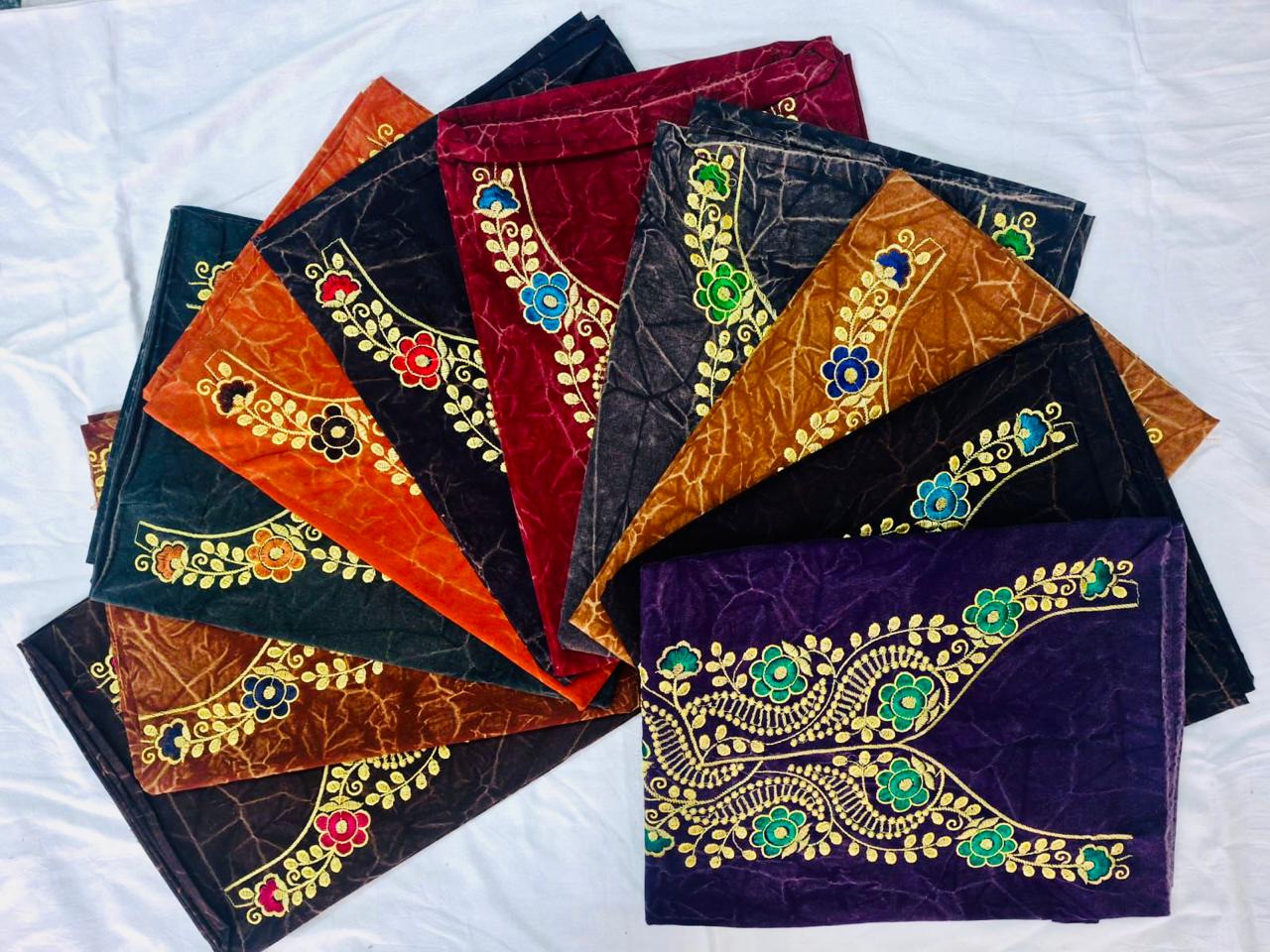 Stone Wash Batik Embroidery