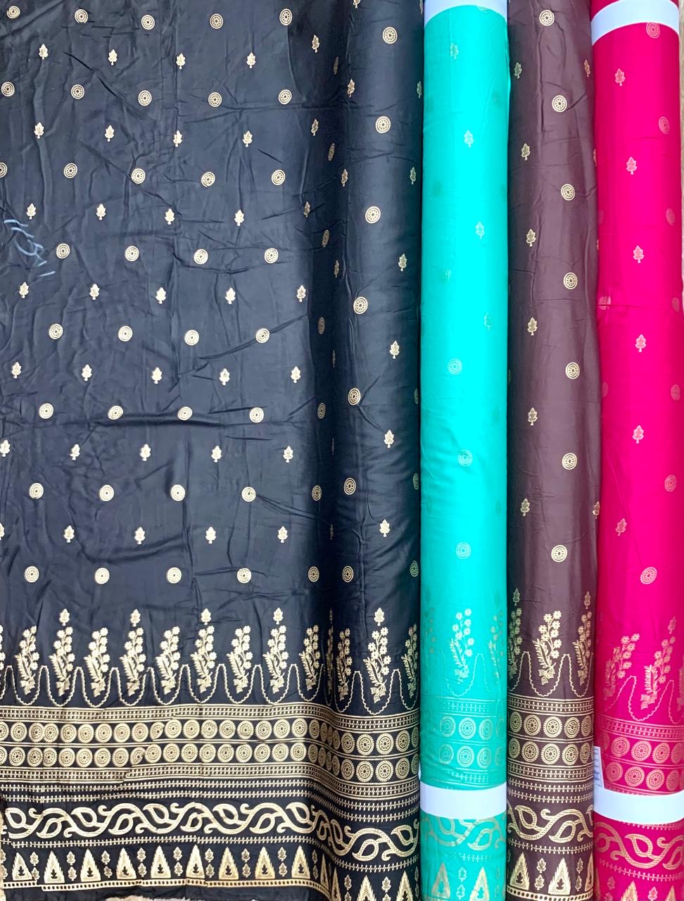 Rayon Gold Print